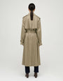 Belted Tencel-Blend Trench Coat