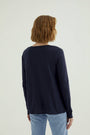 Long Sleeves T-shirt Esterella V-Neck, Night Sky
