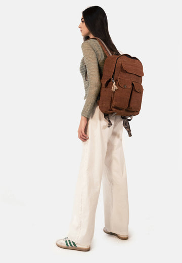 Multipockets Backpack 100% Hemp