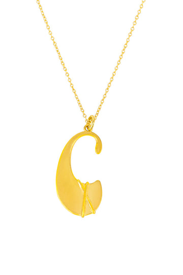 Heirloom 'C' Alpha Charm Necklace