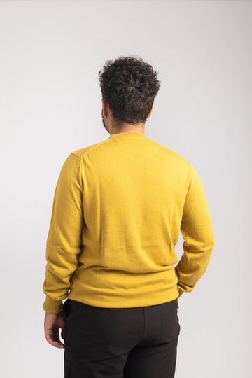 Crew Neck Sweater Yellow