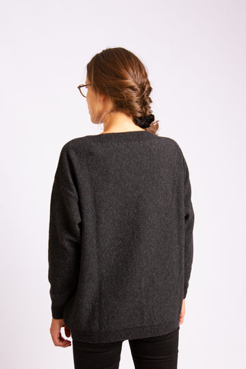 Oversize Sweater Anthracite