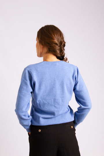 Classic Lambswool Pullover Light Blue
