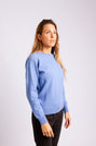 Classic Lambswool Round-Neck Sweater Light Blue