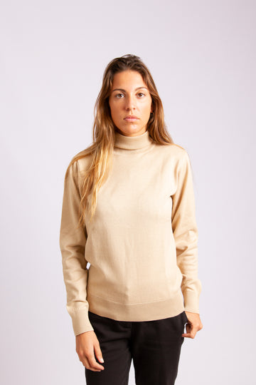 Basic Turtleneck Sweater Beije