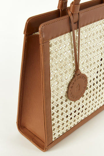 BOLSO CHAÎSE CARRÉ CAMEL