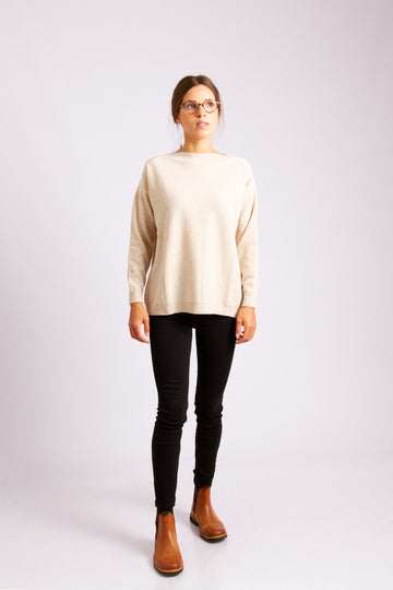 Oversize Sweater Light Beige