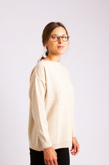 Oversize Sweater Light Beige