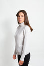 Lambswool Turtle-neck Sweater Light Gray