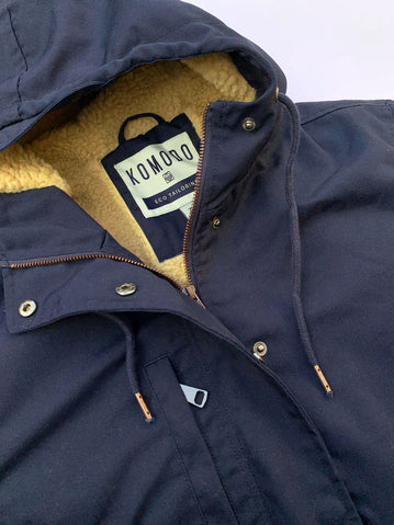 WILSON - Water Resistant Organic Cotton Parka Ink