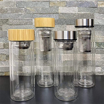 Borosilicate Glass Water With Tea & Water Infuser