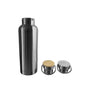 Stainless Steel Double Wall Water Bottle With Bamboo Lid