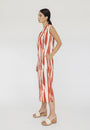 V07 Dress Damo Tile print