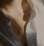 Baby komodo pendant necklace | Sterling Silver - White Rhodium