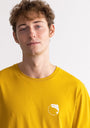 Fisch T-Shirt mustard