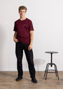 Logo Stick T-Shirt dark burgundy