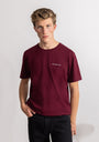 Logo Stick T-Shirt dark burgundy