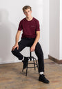 Logo Stick T-Shirt dark burgundy