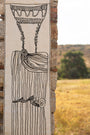 KARYATIS Hand embroidered cotton wall hanging