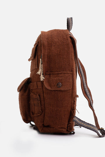 Multipockets Backpack 100% Hemp