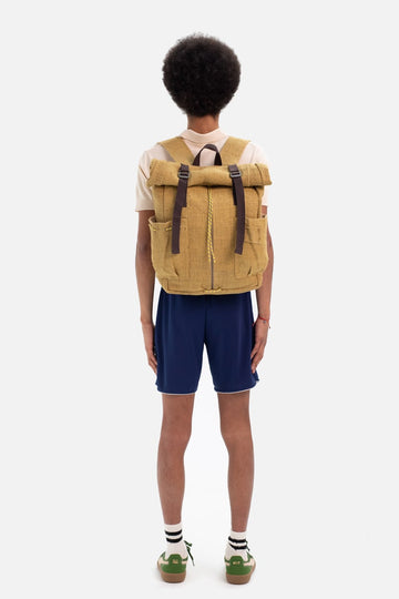 Nuptse Mustard Backpack