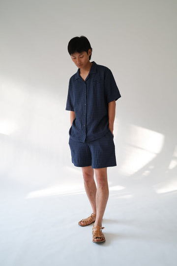 06 / Oftt Musselin Shirt Blue