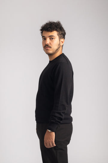 Crew Neck Sweater Black