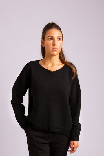 Oversized Pullover Black