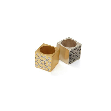 Pure Logo Cube Ring