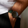 Black Solar Watch | Black Mesh
