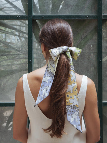 Love & Dove - Skinny Silk Scarf