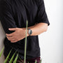 Black Solar Watch | Black Mesh