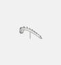 Bunaken spike singular earring | Sterling Silver - White Rhodium