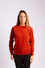 Classic Lambswool Round-Neck Sweater Orange