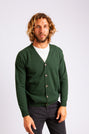 Classic Lambswool V-Neck Cardigan Green